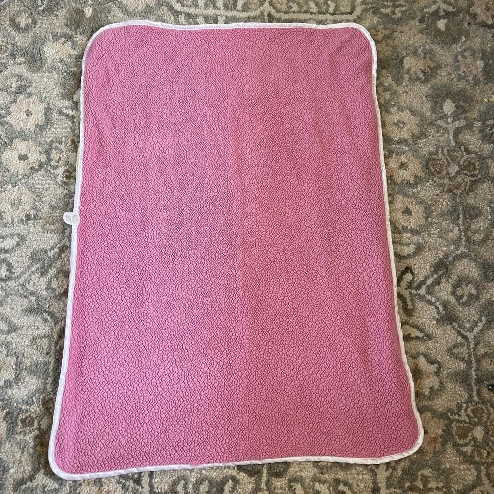Circo Patchwork Squares Baby‎ Blanket Minky Dot Pink Purple Blue Yellow Sherpa